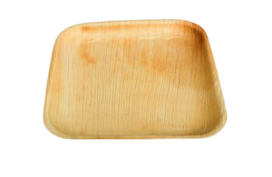 8″ SQUARE PALM LEAF PLATE