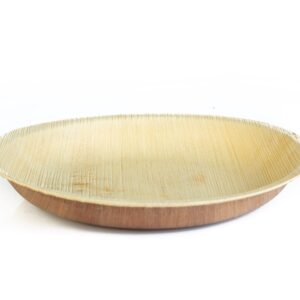 8” ROUND PALM LEAF PLATE